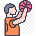 Profesion Baloncesto Jugador De Baloncesto Icono