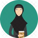 Profesor Muslimah Religion Icono