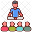 Profesora De Yoga Profesora Mentora Icon