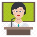 Girl Ladies Student Icon