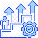 Career Advancement Success Career Development Icon