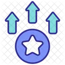 Professional Growth Career Advancement Success Icon