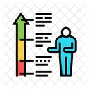 Professional Growth Color Icon