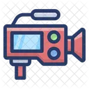 Professional Movie Camera Video Camera Video Recorder Icon