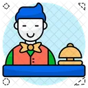 Professional Person Occupation Waiter Icon