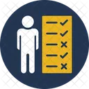 Fachwissen Berufliche Fahigkeiten Lebenslauf Symbol
