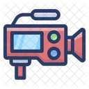 Professionelle Filmkamera Videokamera Videorecorder Symbol