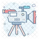 Professionelle Filmkamera Videokamera Videorecorder Symbol