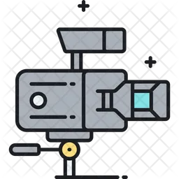 Professionelle Filmkamera  Symbol