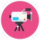 Professionelle Filmkamera Videokamera Videorecorder Symbol