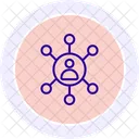 Symbol Fur Professionelles Networking Networking Netzwerk Symbol