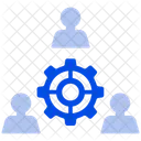 Referencement Professionnel Equipe Groupe Icône
