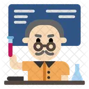 Professor Scientist Teacher Icon