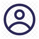 Utilisateur Cercle Icones De Ligne Icones De Contour Icône