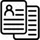 Emploi Profil Candidature Icône