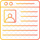 Profil En Ligne Profil Utilisateur Icône