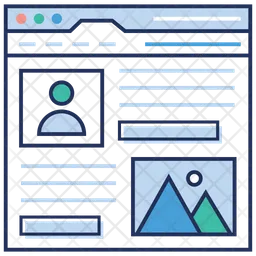 Profil Internet  Icône