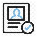 Profile Verified Document Icon