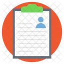 Profile Cv Resume Icon