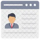 Profile Account Web Site Icon