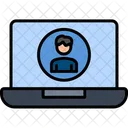 Profile Account Laptop Icon