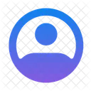 Profile Circle Website Live Streaming Icon