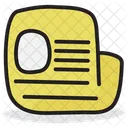 Profile Biodata Cv Icon