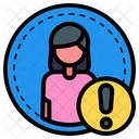 Profile Issue Profile Problem Notification Icon