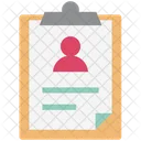 Profile Listing Profile Clipboard Memo Icon