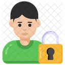 Account Lock Profile Lock Personal Protection Icon