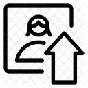 프로필 사진 업로드 여성 아이콘