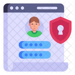 Profile Security  Icon