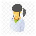 Profile woman  Icon