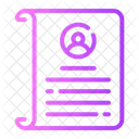 Profiles User Layout Icon