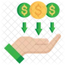 Profit Hand Money Icon