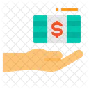 Profit Money Hand Icon