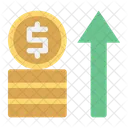 Money Coins Growth Icon