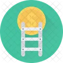 Achievement Ladder Dollar Icon