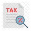 Profit Search Tax Icon