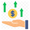 Profit Financial Stock Market Business Dollar Loan Donation Icon