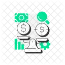 Profit Gap Analysis Measure Icon