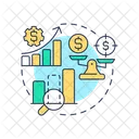 Profit Gap Analysis Measure Icon
