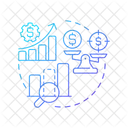Profit Gap Analysis Measure Icon