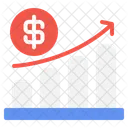 Cost Reduction Sales Optimization Growth Metrics Icon