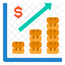 Profit Arrow Up Bar Chart Icon