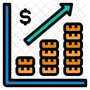 Profit Arrow Up Bar Chart Icon