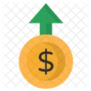Profit Up Promotion Ecommerce Icon