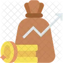 Profits Income Money Bag Icon