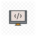Progamming Coding Monitor Icon