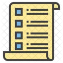 Progetto Elenco Note Icon